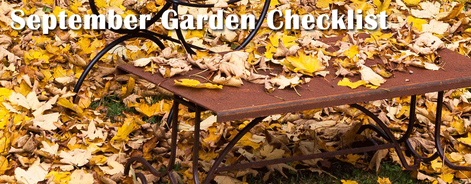 September Garden Checklist