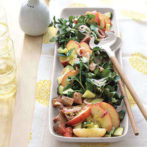 Beef, Watercress, and Peach Salad