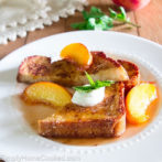 French Toast with Peaches