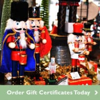 Gift Certificates, the Perfect Christmas Gift!